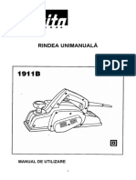 Rindea Unimanuală: Manual de Utilizare