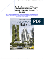 Download Full Test Bank For Environmental Science Toward A Sustainable Future 13Th Edition Richard T Wright Dorothy F Boorse pdf docx full chapter chapter