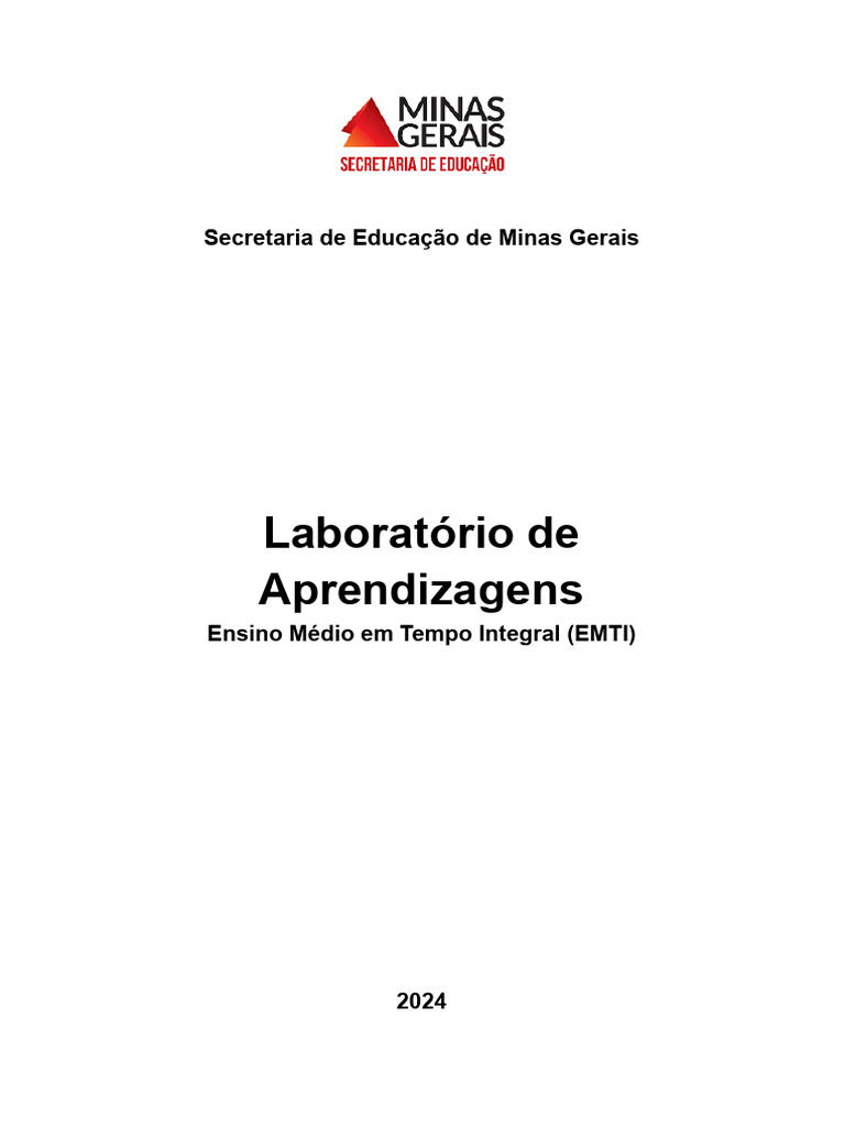 Laboratório de Aprendizagens no EMTI | PDF | Aprendizado | Pedagogia
