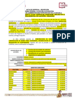 Acta de Entrega - Ejemplo Ejercicio Fiscal 2022