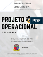 Projeto Operacional EBN 07 - POLÍCIA MILITAR RN - 7º SIMULADO