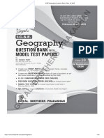 ICSE Geography Question Bank Class 10 2023