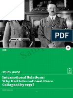 Cie Igcse International Relations ww2 Causes