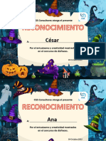 Reconocimientos Hallowen