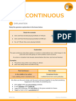 (B1 - B2) SV The Past Continuous