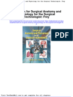 Full Test Bank For Surgical Anatomy and Physiology For The Surgical Technologist Frey PDF Docx Full Chapter Chapter