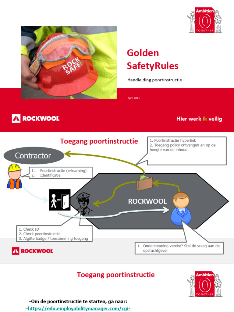 RW Health Safety Gate Instructions Roermond NL PDF