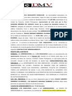 Renovacion de Contrato, Isaias Herrera y Carmen Granados