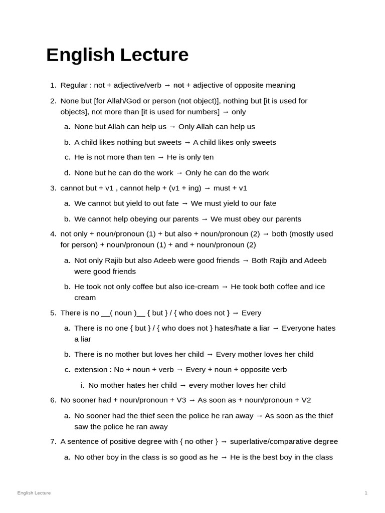 English Lecture | PDF | Verb | Language Families