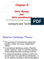 Data Mining and Data Warehousing