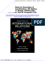 Test Bank For Essentials of International Relations, 8Th Edition, Karen A. Mingst, Heather Elko Mckibben, Ivan M. Arreguãn-Toft