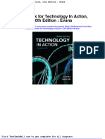 Download Full Test Bank For Technology In Action 10Th Edition Evans pdf docx full chapter chapter