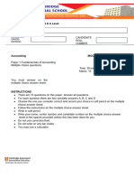 Accounts AS p-1 Mock 2023