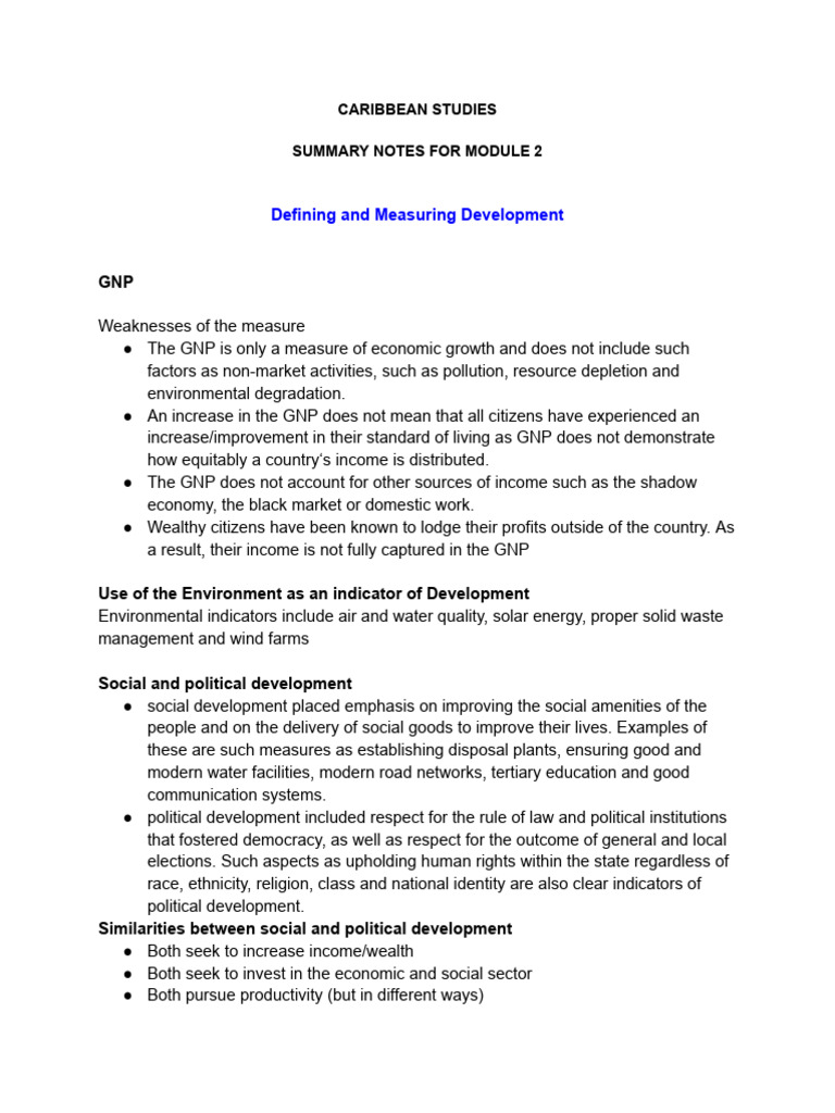 Caribbean Development Insights | PDF | Cost Of Living | Cuba