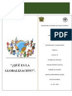 Antropologia y Globalizacion (Tarea 1)