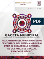 Reglamento Del Oic Dif Chalco Gaceta Municipal