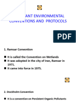 Environment Convention and Protocols