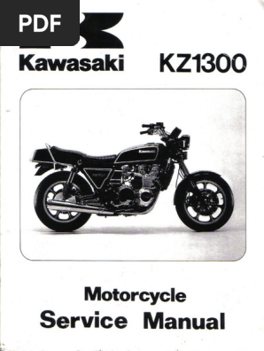 Kawasaki KZ1300 サービスマニュアル KZ1300 Repair Manual 1979-1983 | PDF