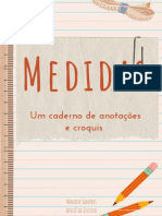 Caderno de Medidas e Croquis