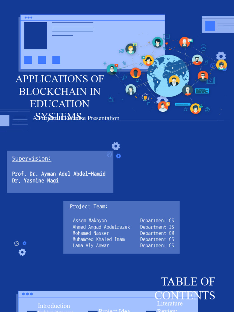 Applications of Blockchain in Education - Project 2 | PDF | Computer ...