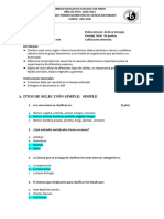 Decimo Examen Quimestral