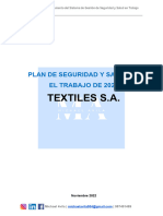 Plan de SST en Textiles