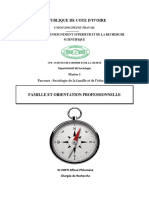 CM - Famille Et Orientation Professionnelle - M1 - IES