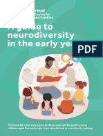 A Guide To Neurodiversity in The Early Years