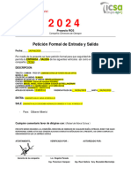 Permiso Formal de Salida 2024 HIDRAHULICA GRINDEX 14 71126 A Parcela 27 14 de Febrero