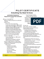 Private Pilot Sheet