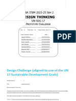 Design Thinking: MBA ITBM 2023-25 S 2 UN-SDG 17 P C