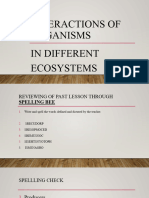 COT2 Interactions of Organisms