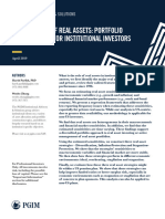 The Diversity of Real Assets. Portfolio Construction For Institutional Investors