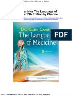Download Full Test Bank For The Language Of Medicine 11Th Edition By Chabner pdf docx full chapter chapter