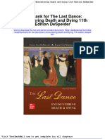 Download Full Test Bank For The Last Dance Encountering Death And Dying 11Th Edition Despelder pdf docx full chapter chapter