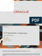 Oracle Cloud Welcome - OCI Identidade e Segurança