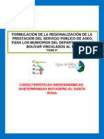 Características Hidrodinámicas Subterraneas Botadero Santa Rosa - Bolivar