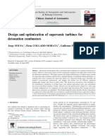 (3D Simulation) Design and Optimization of Supersonic Turbines For RDC 20240206