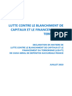 Declaration LCBFT CGD France 2023