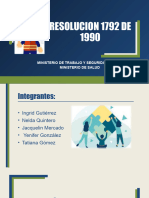 Resolucion 1792 de 1990