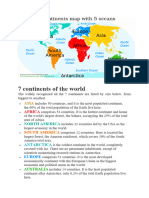 7 Continents of The World