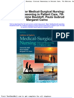 Test Bank For Medical-Surgical Nursing: Clinical Reasoning in Patient Care, 7th Edition, Gerene Bauldoff, Paula Gubrud Margaret Carno