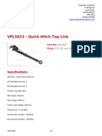VPL5023 - Quick Hitch Top Link
