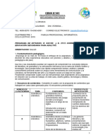 Propuesta Pedagógica (Ate) - Grupo Lunes 10.40-12.40 y Jueves 8-10