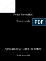 Health Promotion Approaches