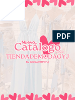 Documento A4 Catálogo de Productos Femenino Rosa