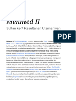 Mehmed II - Wikipedia Bahasa Indonesia, Ensiklopedia Bebas