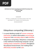 Lecture 6 - Iot and UbiComp