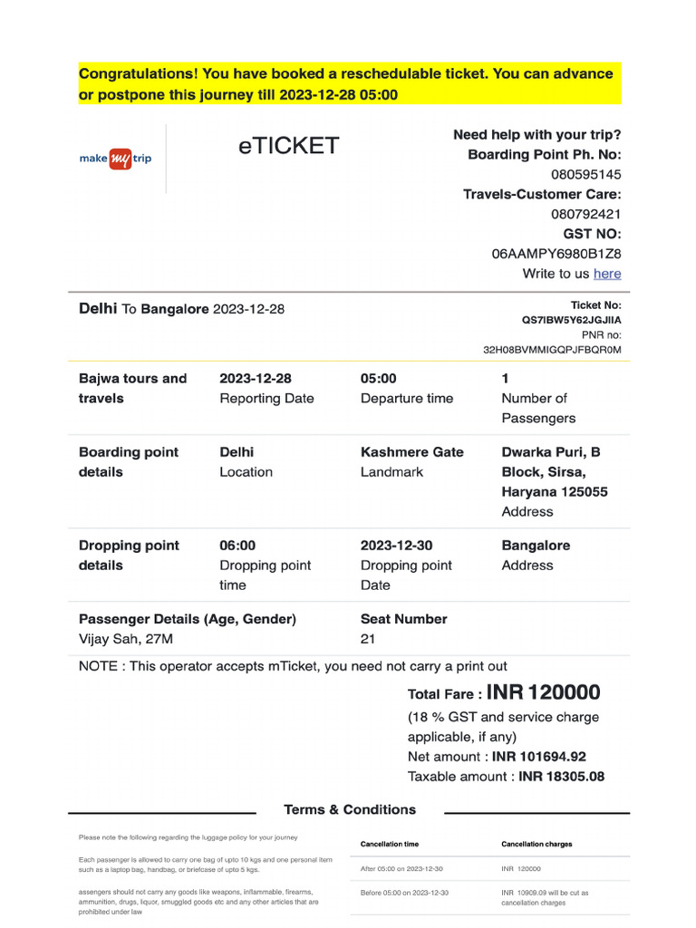 Cab Bill PDF