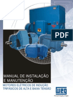 Weg Instalacao e Manutencao Motores Eletricos Trifasicos de Alta e Baixa Tensao